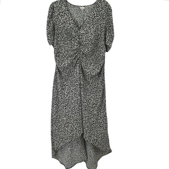 New Day Target Women Short Sleeve Floral Maxi Dress Work Office Career Size XXL - Picture 1 of 9